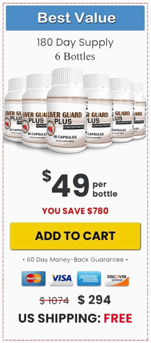 liver guard plus six bottles price 